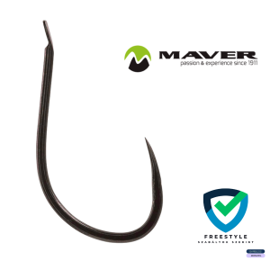 MAVER KATANA COMPETITION CARP 0,4 Barbless - 4 db monofil method előke, csalizó karikával