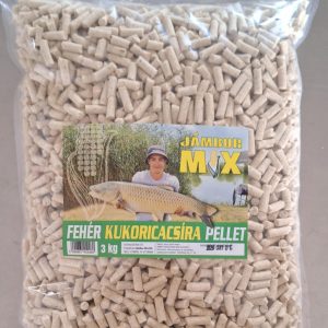 Jámbor Mix - Fehér Kukoricacsíra pellet (3kg) 6 mm-es