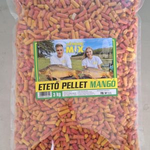 Jámbor Mix - Etető pellet mangó (3kg) 6 mm-es