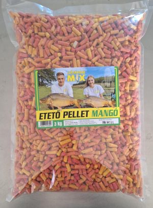 Jámbor Mix - Etető pellet mangó (3kg) 6 mm-es