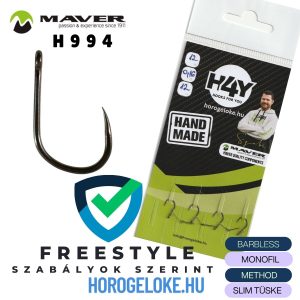 MAVER KATANA H994BL - 4 db monofil, fonott hajszálon csalitüskével - Image 6