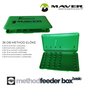 H4Y Basic Method Feeder Box -36 db egyedi method előke minden szituációra