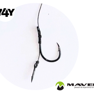 MAVER KATANA CARP SERIE 0.6 szakállas - fonott method előke csalitüskével 4 db/ köteg