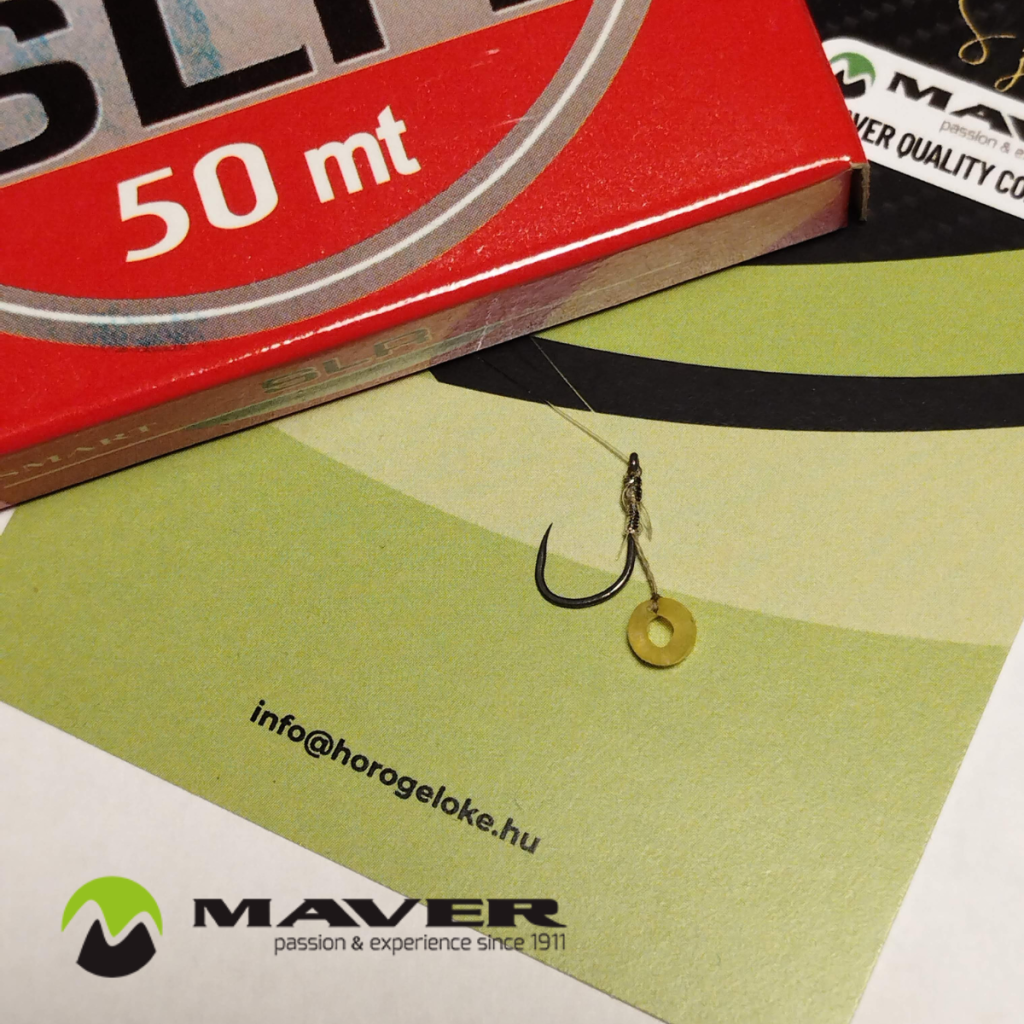 MAVER KATANA H994BL - 4 db monofil method előke, fonott hajszálon csaligyűrűvel