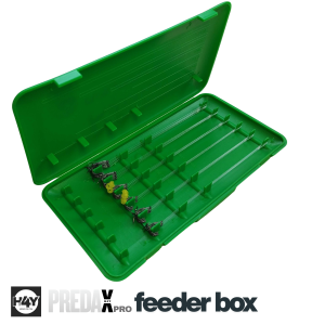 H4Y PREDAX Method Feeder Box -36 db-os profi szakállas horogelőke szett